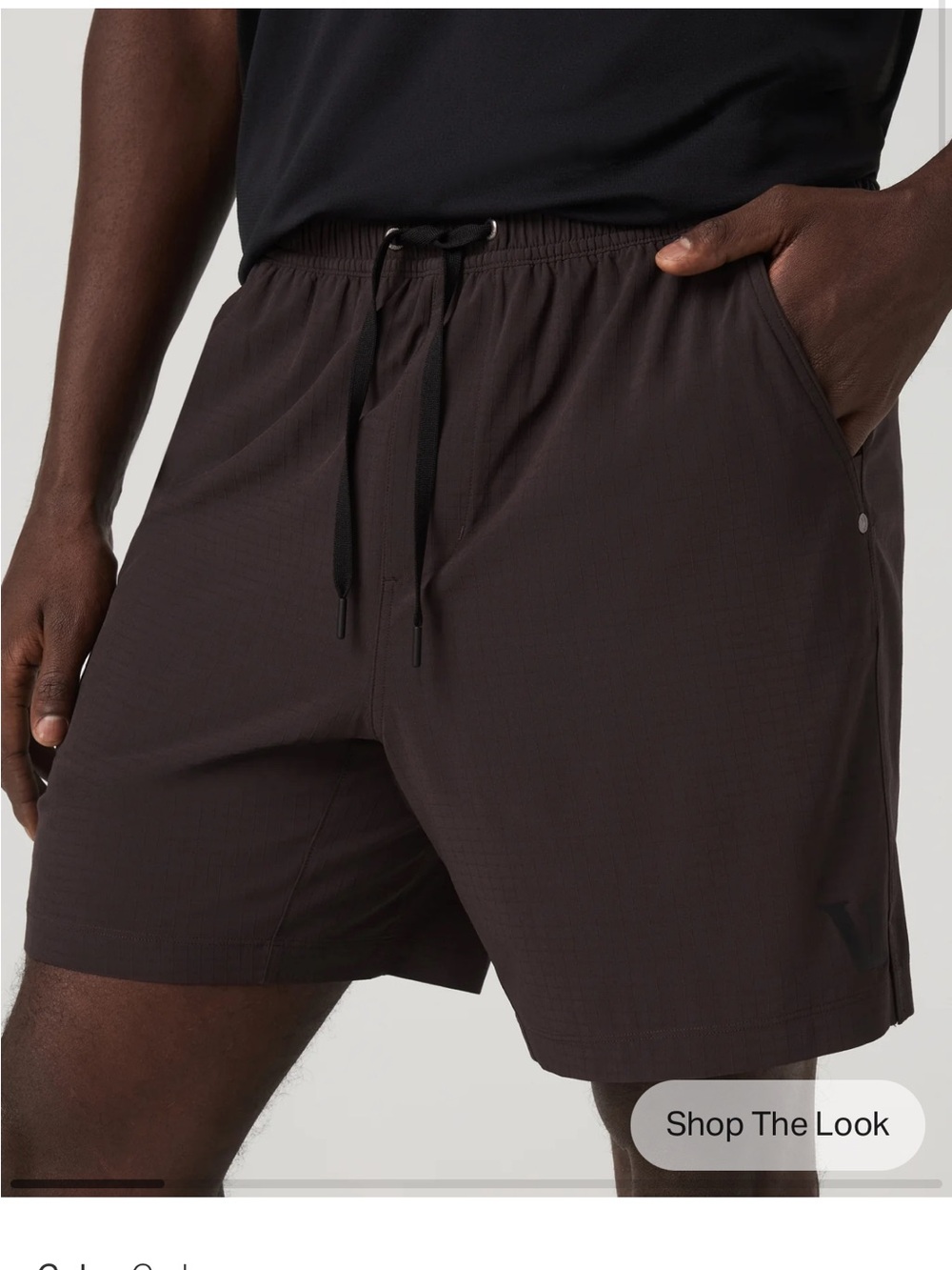 Vuori HardKore Lined Athletic Shorts 7" Inseam Pockets Drawstring Men’s M